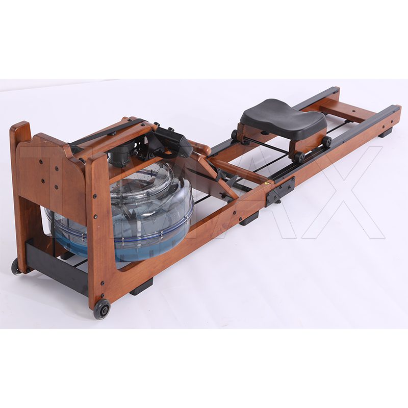 Folding Water Rower Machine Wood Water Rowing Machine for sale