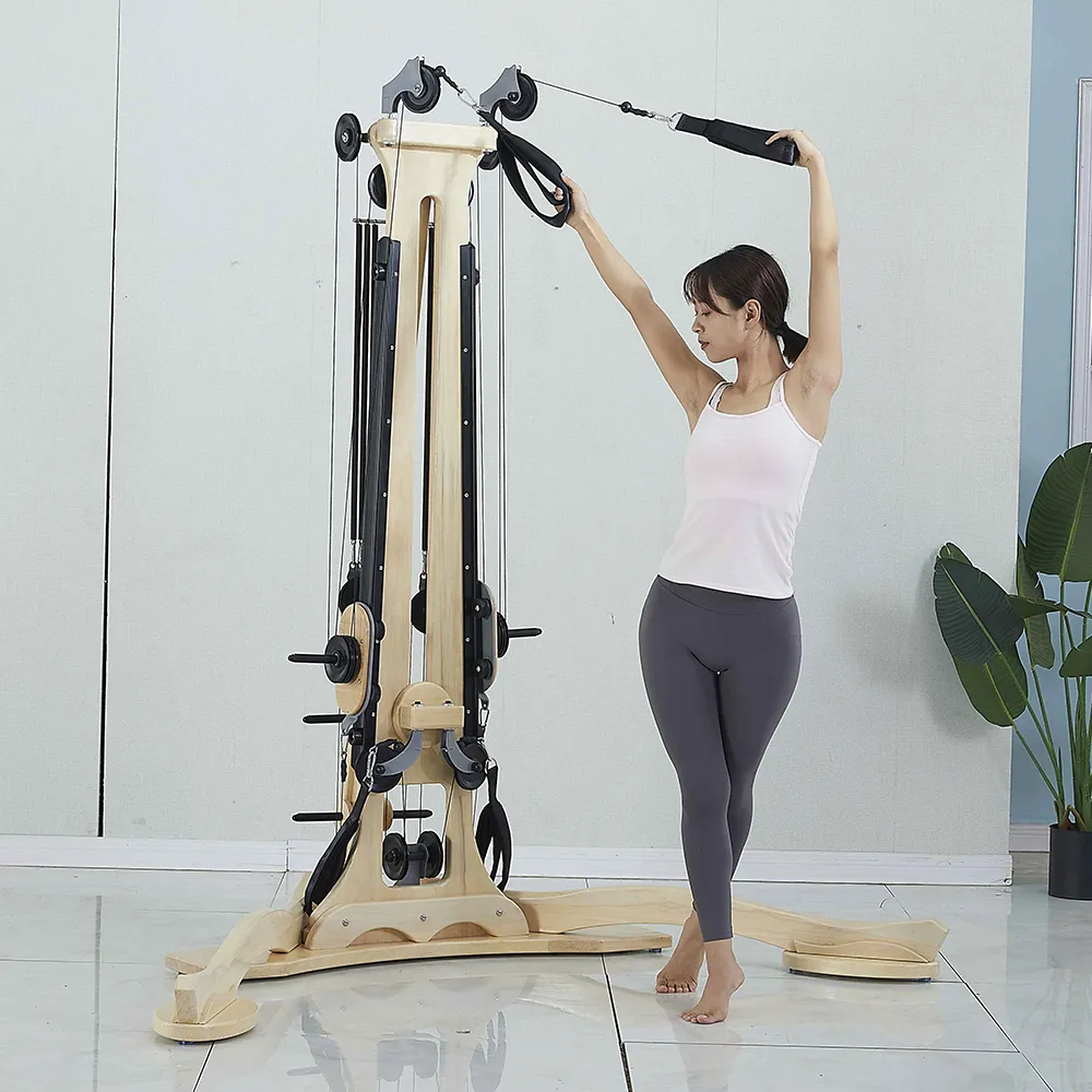 Gyrotonic Pilates Pulley Tower Machine Exercises Workouts
