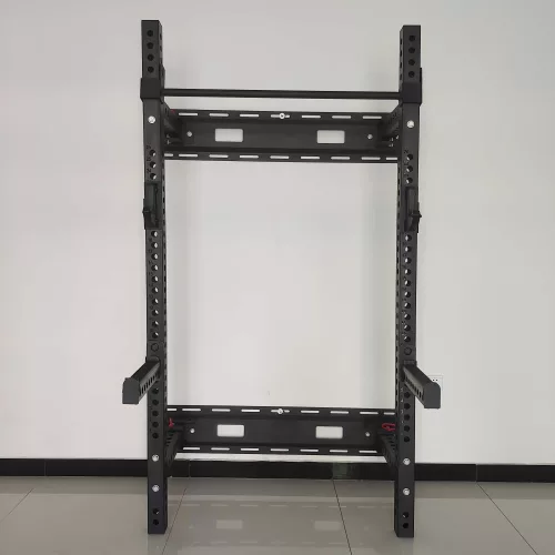 TXL-004 Best Commercial Adjustable Wall Mounted Foldable Half Folding Cage Squat Rack Exercise Workouts Gym Equipment Factory