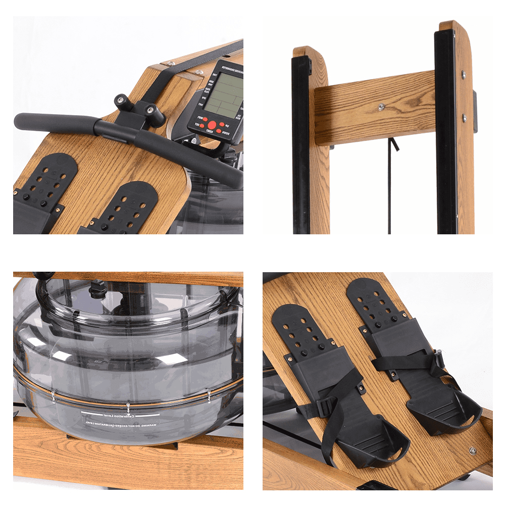 TX611 Ash Wood Water Rowing Machine
